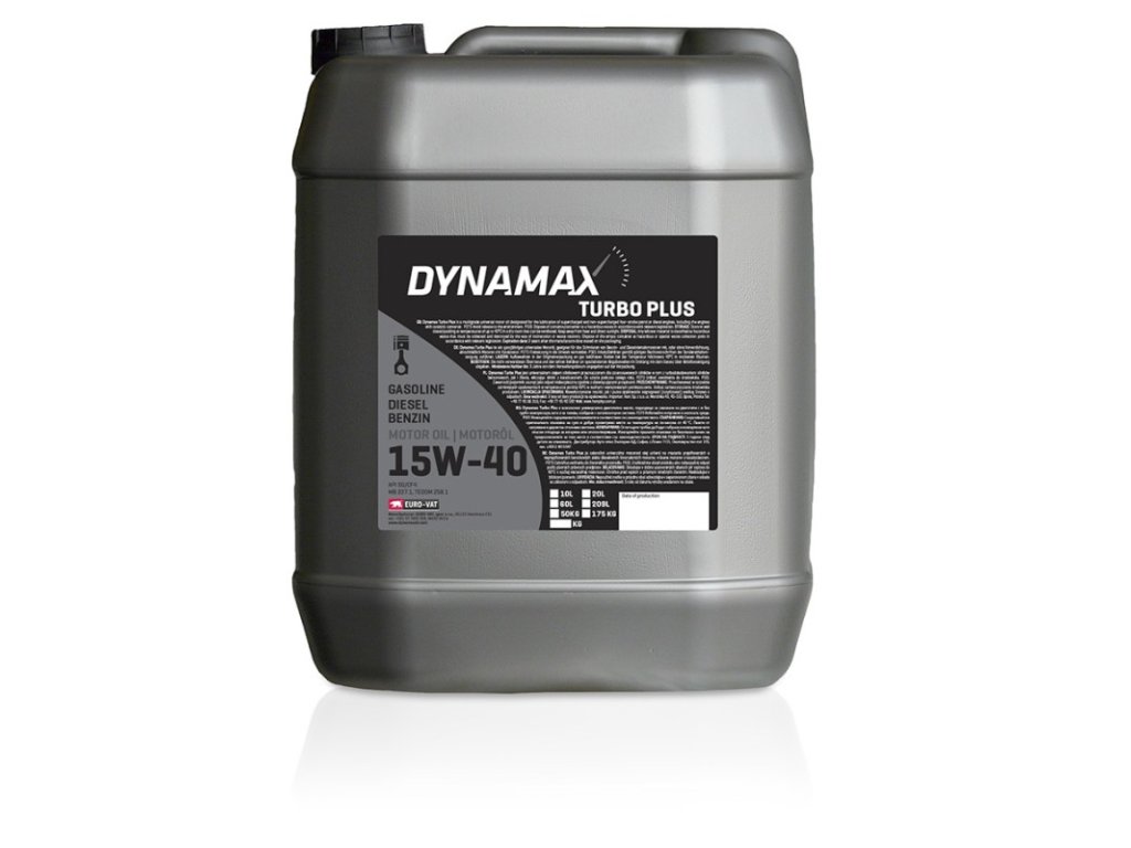 23291 dynamax turbo plus 15w40 10 l