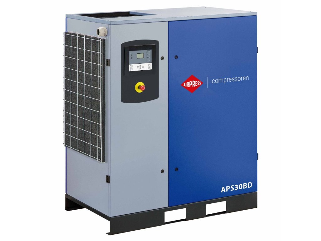 39773 skrutkovy kompresor aps 30bd 8 bar 30 km 22 kw 3650 l min