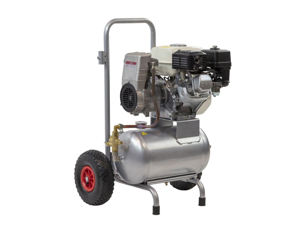 40160 spalinovy kompresor bm 20 275 honda gp160 10 bar 4 8 km 3 6 kw 200 l min 20 l