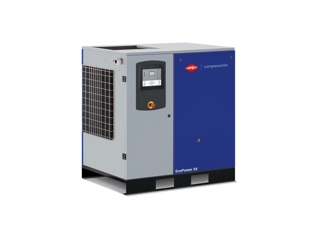 40229 skrutkovy kompresor ecopower 35d 10 bar 35 hp 26 kw 3726 l min