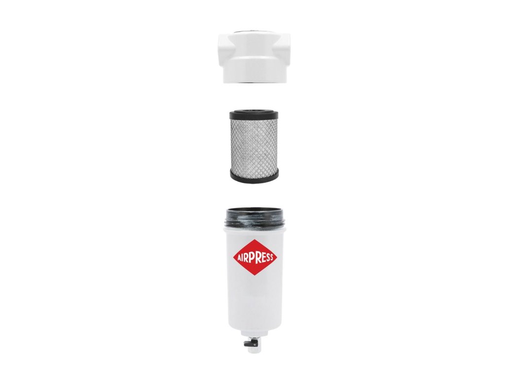 Filter stlačeného vzduchu s aktívnym uhlím A F018 1" 3300 l/min 0.01 ?m <0.005 mg/m? - koncový 450140A-A