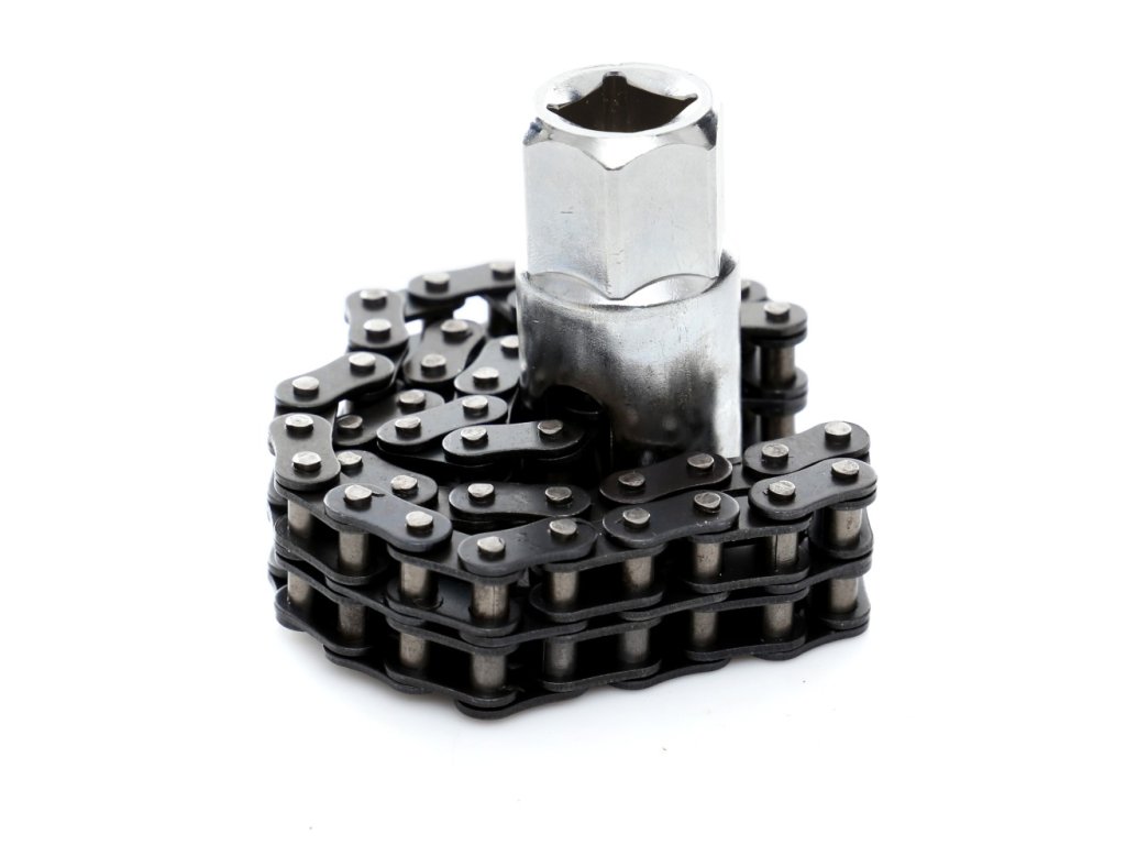 Dvojitý reťazový kľúč 1/2” 21-120 mm pre olejový filter TA1301