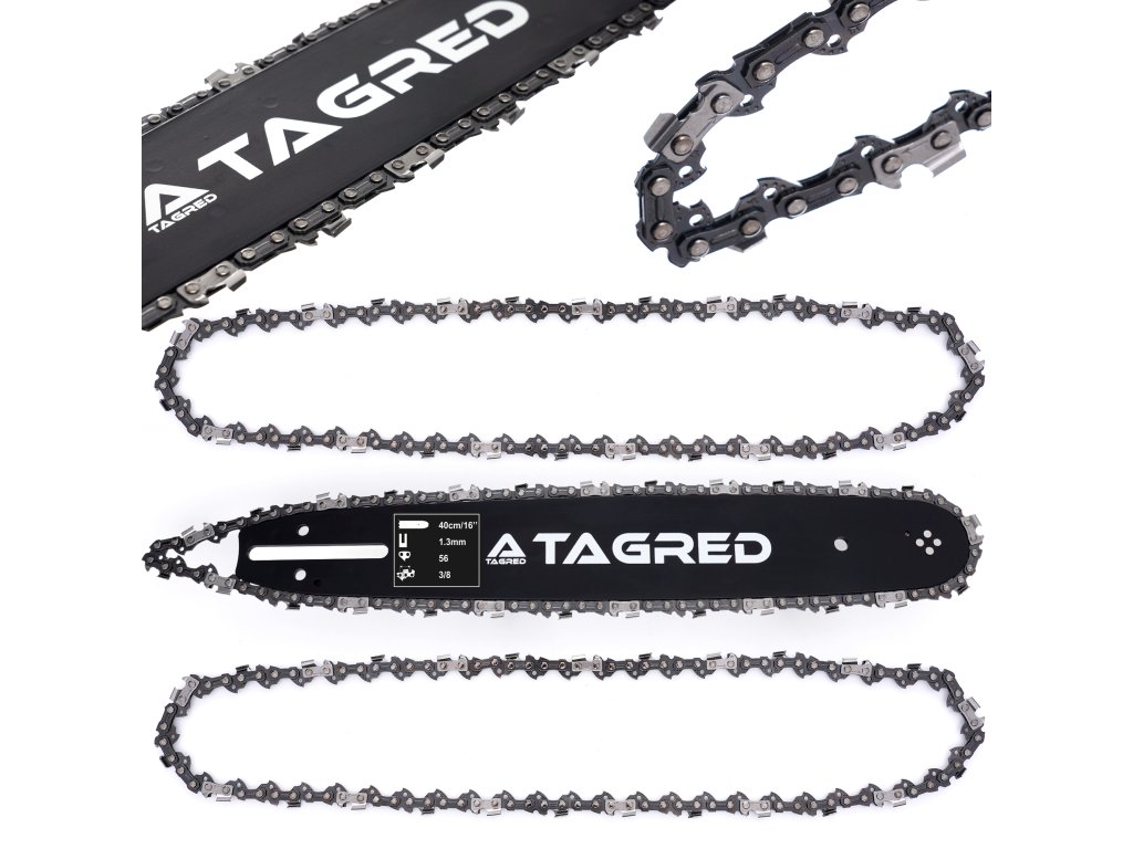 Vodiaca lišta 16" + 2 reťaze 3/8" 1,3 mm 56 TA1153
