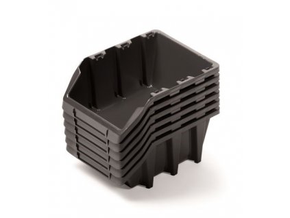 10482 plastove boxy 249x158x213mm black 6ks