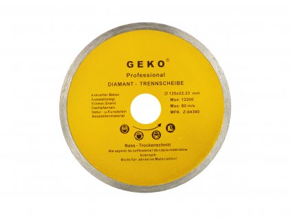 Rezný kotúč diamantový 125x22,2mm PROFI G00241