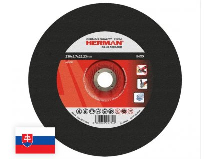 17551 1 rezny kotuc ar 40 abrazor na nerez 230x1 7x22 23