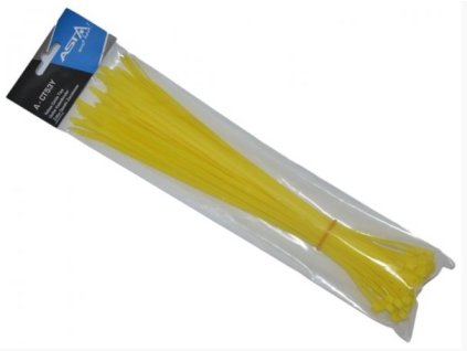 Sťahovacie pásky žlté 5x300mm 50ks A CT53Y