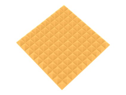 Akustický panel pyramida žltá (3)