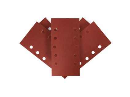 Brúsny papier na suchý zips 115 x 230 mm, K 240, 5 ks, s otvormi 54H007