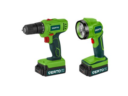 Akumulátorová vŕtačka/príklepová vŕtačka 2 x 20V, Li-Ion/1.5Ah, kufrík + baterka 50G293