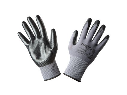 Pracovné rukavice, nylon s nitrilovým povlakom, 4131X, veľkosť 9 97-616-9