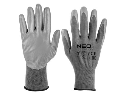Pracovné rukavice, polyester s PU povlakom, 4131X, veľkosť 11 97-646-11