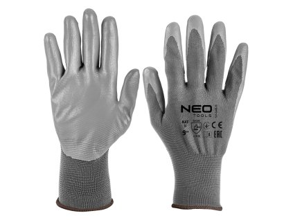 Pracovné rukavice, polyester s PU povlakom, 4131X, veľkosť 9 97-646-9