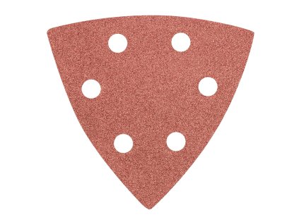 Delta brúsny papier so suchým zipsom 93 x 93 mm K 120, 5 ks, s otvormi 55H767
