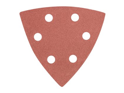 Delta brúsny papier so suchým zipsom 93 x 93 mm K 240, 5 ks, s otvormi 55H768
