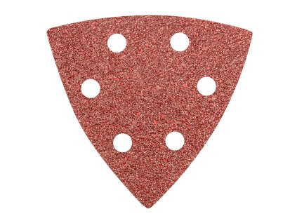 Delta brúsny papier so suchým zipsom 93 x 93 mm K 40, 5 ks, s otvormi 55H763