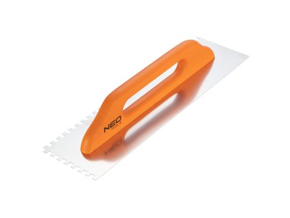 Hladidlo so zubami, 480 x 128 mm, zub 8 x 8 x 8 mm, drevená rukoväť 50-182