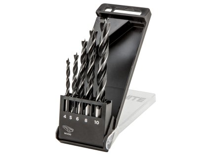 Špirálové vrtáky do dreva 4.0 - 10.0 mm, súprava 5 ks 57H269
