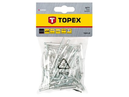 Nit hliníkový trhací 4,8 mm x 18 mm, 50ks 43E505