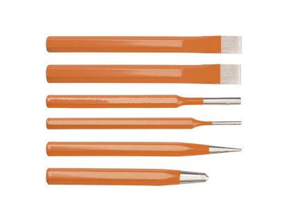 Súprava vyrážačov, sekáčov a jamkovačov 6 ks 33-061