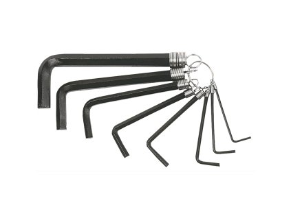 Imbus kľúče 2-10 mm, 8 ks sada 35D055