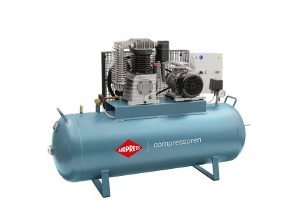 Kompresor dvojpiestový K 300-700S 14 bar 5.5 HP/4 kW 400V 450 l/min 300 l - pripojenie hviezda-trojuholník