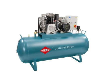 Kompresor dvojpiestový K 500-1000S 14 bar 7.5 HP/5.5 kW 400V 481 l/min 500 l - pripojenie hviezda-trojuholník