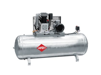 39467 dvojvalcovy kompresor g 1000 500 pro 11 bar 7 5 km 5 5 kw 400v 665 l min 500 l galvanizovany