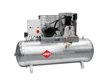39473 dvojvalcovy kompresor g 1500 500 sd pro 14 bar 10 km 7 5 kw 400v 596 l min 500 l galvanizovany hviezdovy trojuholnikovy spinac