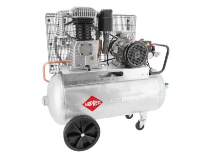 39872 dvojpiestovy kompresor g 700 90 pro 11 bar 5 5 km 4 kw 400v 476 l min 90 l galvanizovany