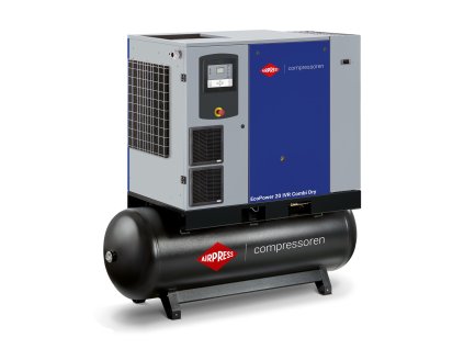 Skrutkový kompresor EcoPower 20D IVR Combi Dry 13 bar 20 HP/15 kW 816 - 2880 l/min 500 l
