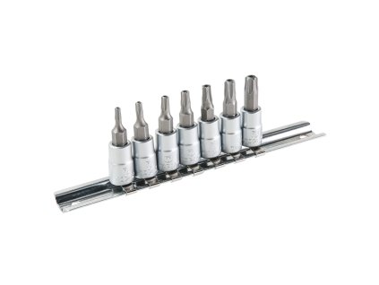 Koncovky Torx na nástavce sada, 7 ks 39D378