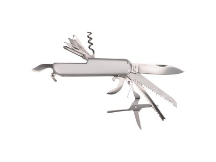 Vreckový nôž, 11 funkcií, z nerezovej ocele 98Z116