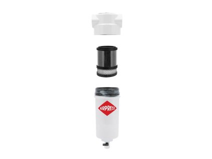 Adsorpčný filter stlačeného vzduchu s aktívnym uhlím A2 F018 1" 3300 l/min 0.01 ?m <0.005 mg/m? - koncový 450140A-A2