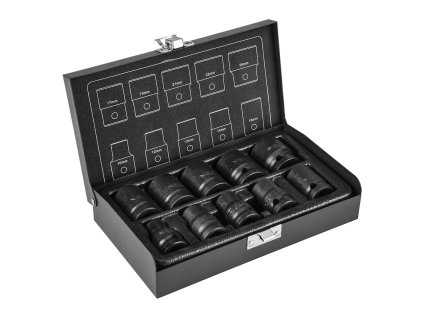 Sada nástrčných kľúčov 1/2", 10-24 mm, 10 diel 12-101