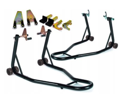 55340 invento motocykel zdvihak stojan predny zadny 2 stojany set