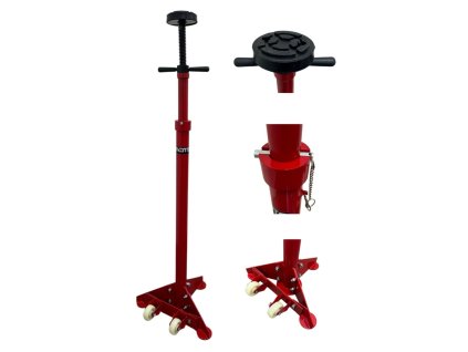 55655 invento skrutkovy zdvihak mechanicka podpora 750kg stojan s kolesami invento