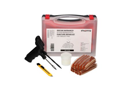 55685 invento suprava na opravu pneumatik v prepravnom kufriku 102 mm snury vkladaci nastroj aplikator noz mazivo