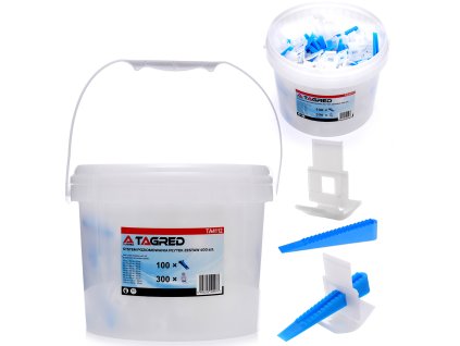 Systém na vyrovnávanie dlaždíc, obkladov a glazúry, 400 dielov TA4112