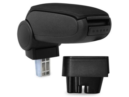 Lakťová opierka Peugeot 207 SW CC (Farba Čierna farba, Materiál Textilný poťah opierky)