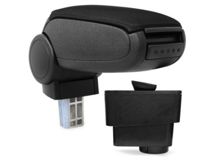 Lakťová opierka Alfa Romeo MITO (Farba Čierna farba, Materiál Textilný poťah opierky)