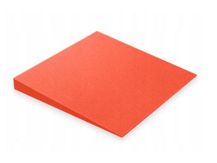 Akustický panel 3D skosený 50x50cm, hrúbka 5cm, červený (2)