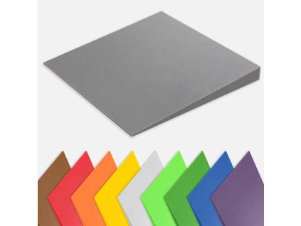 Akustický panel 3D skosený 50x50cm, hrúbka 5cm, červený