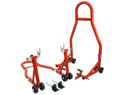 Zostava 2ks stojanov na motocykel prednýzadný 450kg