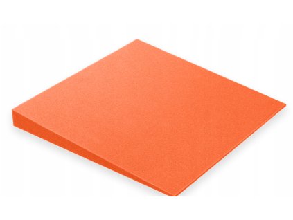 Akustický panel 3D skosený 50x50cm, hrúbka 5cm, oranžový (2)