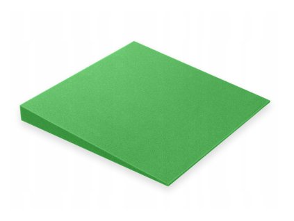 Akustický panel 3D skosený 50x50cm, hrúbka 5cm, tmavozelený (2)