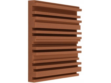 Akustický panel Equalizer 50x50cm, hrúbka 7cm, hnedý (10)