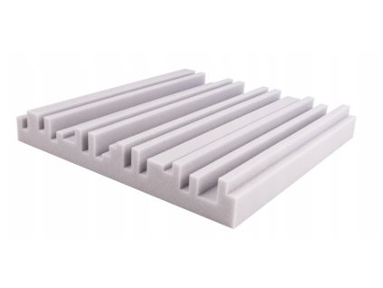 Akustický panel Equalizer 50x50cm, hrúbka 7cm, svetlo sivý (10)