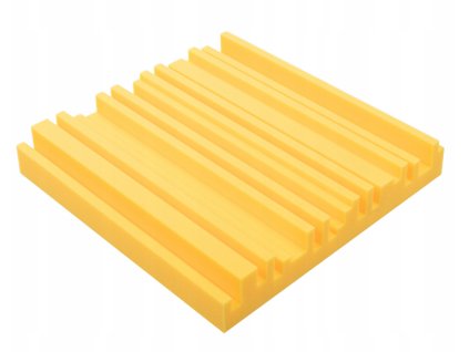 Akustický panel Equalizer 50x50cm, hrúbka 7cm, žltý (1)