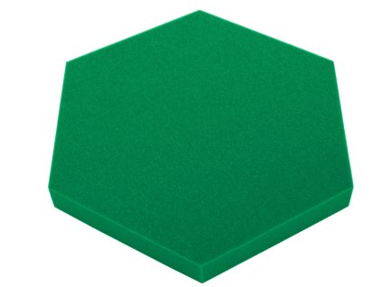 Akustický panel Hexagon 50x50cm, hrubka 3cm, tmavozelený (2)